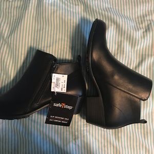 Black ankle boots